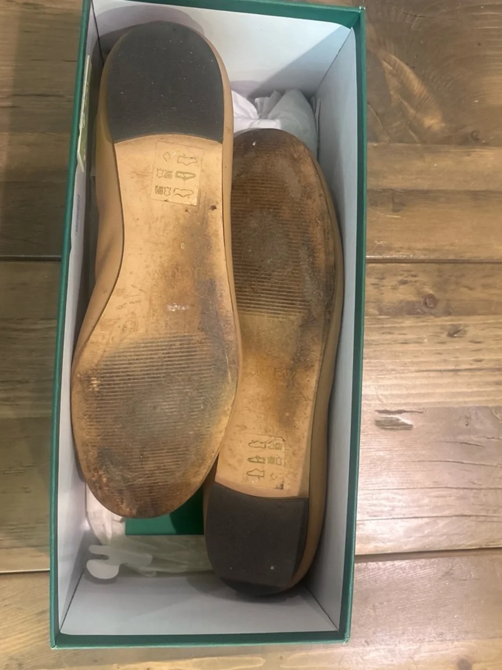 J. Crew Caramel Ballet Flat with Bow Detail
